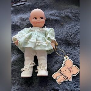 Kewpie Doll Jesco 1987 Vintage 8" Figure Baby Hong Kong with tag